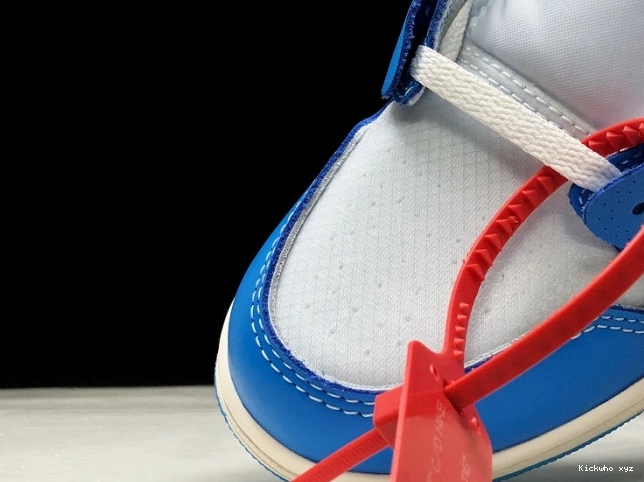 Air Blue UNC Powder 1 Jordan Off-White AQ0818-148 0702